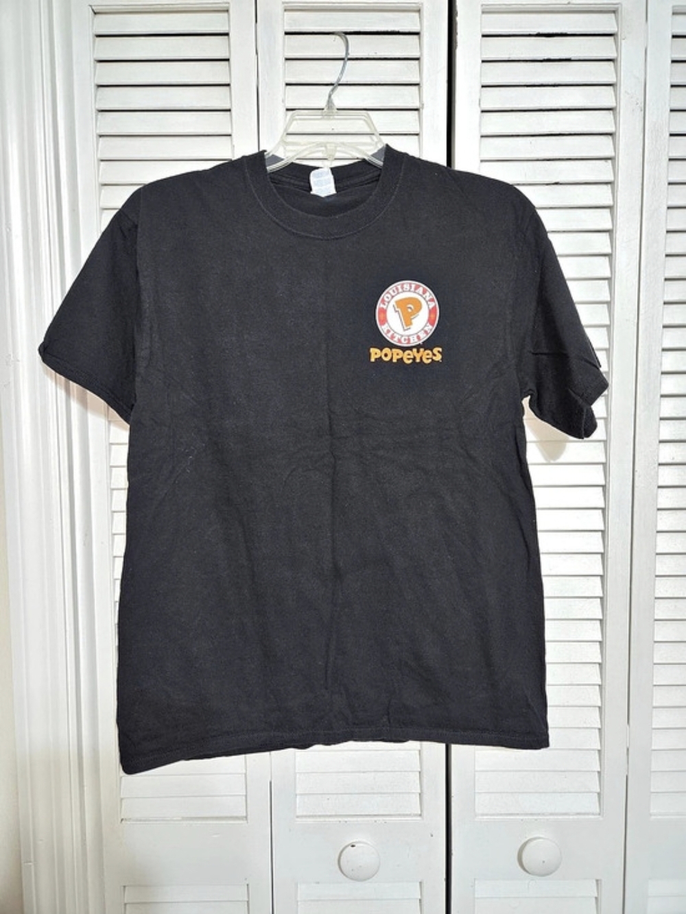 Port & Company Popeyes Mardi Gras 2018 T-Shirt Graphic Tee Black Large